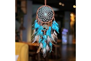 LERKELY Attrape-Rêves, Handmade Attrapeur de Rêves Capteur de Rêves pour Chambre Maison Décoration Tenture Murale Mobile Decoratif Filles Enfants Cadeau