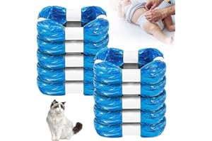 iKALULA 10 Stück Nachfüllbeutel für Katzenstreu, Geruchsdichte Windeleimer Nachfüllfolie, Nachfüllbeutel für Litter Locker Kompatibel mit allen Windeleimer Katzenstreu Entsorgungseimer
