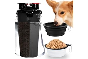 VERTUPET Tragbare Haustier Trinkflasche Wasserflasche für Hund Hundetrinkflasche mit 2 Faltbare Hundenäpfe für Unterwegs Katze Haustiere Auslaufsicher Wasserflasche