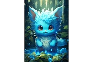 XIANGPICA Pintura de Diamantes 5D DIY Kit Completo,Elfo b-Bordado en Punto de Cruz, Diamantes de Imitación de Cristal, Cuadros Artísticos en Lienzo, Pintura por Números para Adultos Niños Decoración Hogar