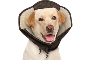 AOFITEE Dog Recovery Cone Collar - Soft Breathable Elizabethan Collar for Large, Medium, Small Dogs After Surgery to Prevent Licking Wounds