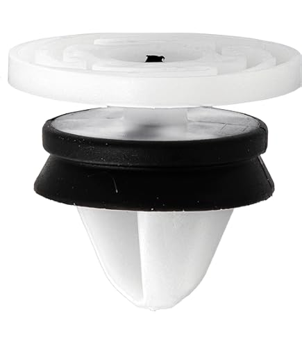 Kunststof moer voor binnen en buiten voor voertuigen Renault/Peugeot/Citroen /Nissan/Opel/PSA, 4,2 mm Schroef Diameter, 7,2 x 14,2 mm Punch, 15 stuks, Natuurlijk