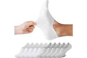 FALARY Sneaker Socken Damen & Herren 10 Paar Füßlinge Sneakersocken Unsichtbare Füsslinge Footies Gr. 35-50