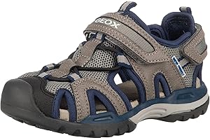 Geox J920RB0CE14C0833 J Borealis Boy B SANDALS, ROYAL/RED, 5 UK Child