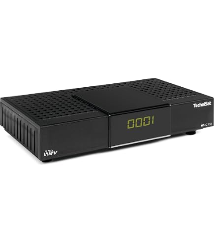 Receptor HD-LINE LEYF2111C – Sintonizador DVB-C/C2 Y DVB-T/T2 Con HDMI, SCART Y USB 2.0 (Cable HDMI Incluido)
