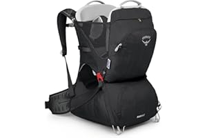 Osprey Poco Child Carriers - Deluxe Child cokpit - Buil-in Sunshade - Breathable Suspension - Adjustable Fit - Mashine Washable Drool pad - Bluesign Approved Materials