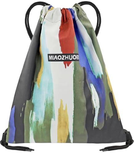 Autiga Turnbeutel Mit Mandala-Eulen-Print – Aus Baumwolle, 37 X 46 Cm, 12 Liter | Boho-Style Sportbeutel