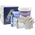 Michelangelo KIT Hands Casting Set with alginate, plaster and graduated jug for 3D sculpture of holding hands. Original Gift idea for couples, friends and families. Made in Italy. (PREMIUM KIT)