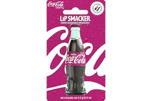Lip Smacker Coca-Cola Bottle Collection, Cherry Coke Smaksatt Läppbalsam, Återfuktande och Uppfriskande, Enkel Blisterförpackning