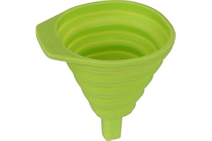 Fackelmann Food&More Entonnoir Pliable en Silicone, Vert
