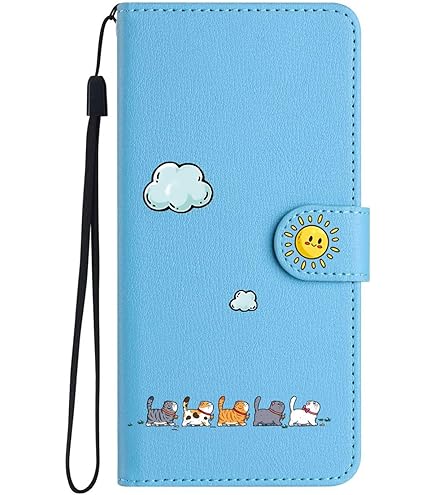 Grandoin Custodia A Libro Flip Case Per Sony Xperia 10 III – Cover In Pelle PU Con Porta Carte, Chiusura Magnetica E Penna Stilo Inclusa (Farfalla 2) - 2