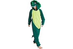 Loiahoer Unisexe Triceratops Onesie Costume Déguisement Dinosaure Combinaison Pyjama,Animaux Carnaval Cosplay Costume de Halloween pour Femmes Hommes