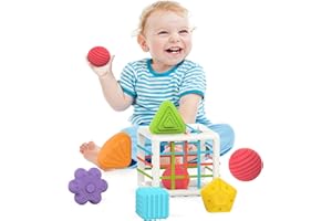 GEMKARRY Sensorisches Baby Spielzeug 12–18 Monate, Montessori Baby Spielzeug ab 1 Jahr Motorikspielzeug Feinmotorik Aktivitäts Spielzeug Geschenke für Kleinkinder 18 Monate+ Jungen oder Mädchen