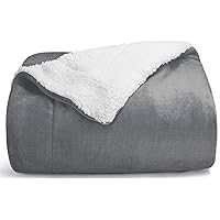 WAVVE Manta Sherpa Franela Reversible para Cama 90, Manta Polar para Sofá, Manta Borreguito 150 x 200 cm, Suave, Caliente, Tr