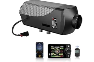 HCALORY Diesel Heater 8KW,12V 24V Portable Diesel Air Heater with Bluetooth Control and LCD Screen,Parking Bunk Heater All-in-one,Support 10L Fuel Tank for Car Trucks Boat RV Trailer Camper