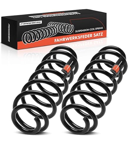 Frankberg Lot De 2 Ressorts Suspension Arrière Peugeot 3008 0U (2009-2016) 1.6L 2.0L – Réf. 5102H2 5102K2 RA6145 – Sans Toit Panoramique