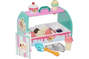 TACOPET Set Gelato Giocattolo Contatore per bambini, Fingi Play (26 pz) Regalo per 3 4 5 6 anni Ragazza o ragazzo, Gioco Educativo di Matematica e Sviluppo Abilità Cognitive con Cibo Finto