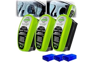 SOVTAY Laixa Glass Cleaner, Clearvision Car Windshield, Clear Vision Car Windshield Glass Cleaner, Upgrade Automotive Oil Film Cleaning Brush, Crystal-Clear View in Any Weather (3set)