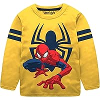 BONKIDS Official Marvel Spiderman Full Sleeve Boys Tshirt ||Marvel Official Merchandisers