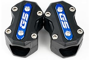 ZESIDIMO Universale Accessori moto per R1250GS R1200GS LC ADV F850GS F750GS F650GS G310GS Barra Anticollisione Protezione Paraurti Blocco Decorativo (Blu)