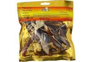 DURAXIS Africa's Finest Smoked/Dried Catfish Fillet, 100g