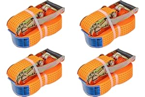 UNITRAILER 4 Sangles de Transport 10m/50mm 5t Orange