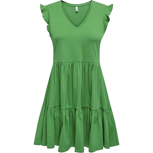 Ropa Mujer Vestidos ONLY Cap Onlmay Gorra Sleev Fril Dress Jrs Noos Para Mujer Vestido Only Mujer