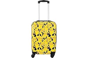 ToyBags Maleta Pokemon Cabina - 4 Ruedas Giratorias y multidireccionales - Ruedas Dobles Personalizadas - Maleta rígida Muy Resistente con asa Extensible - 50 x 34 x 21 cm