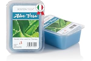 Parafina para Manos y Pies Boston Tech® | Rehabilitación Antioxidante + Tratamiento artritis y artrosis + Hidrata + Nutre | Pack 2 bloques X 500gr c/u (Cera Aloe Vera)