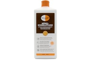 Renuwell Szybka pielęgnacja mebli z woskiem pszczelim, 1 litr – czyszczenie i pielęgnacja mebli i powierzchni drewnianych, usuwa kurz i odciski palców, odświeża kolory, szwajcarska jakość