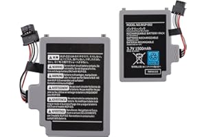 E-yiiviil Batterie de rechange WUP-012 WUP-002 compatible avec manette de jeu Wii U
