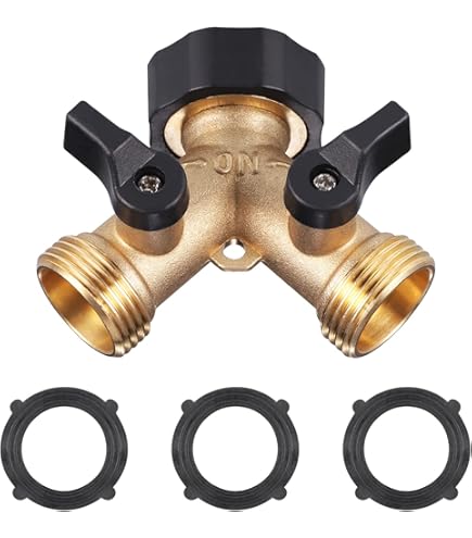 Gabelanschluss Y-Verteiler PVC UNIVERSAL Für Zulaufschlauch 3/4" Waschmaschine