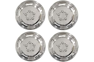 WING MIRRORS WORLD Mercedes Sprinter 16 Inch Chrome Deep Dish Wheel Trims Hub Caps 16"