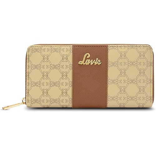 Lavie Women\'s Mono Wallet | Ladies Stylish Purse Bag | Credit Card, Money Holder | Zip Around Wallet | Gift for Women