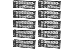 VOANZO Elektriska Terminalblock 10PCS 6 Positioner 600V 25A för elektroniska kretsmaskiner för hushållsapparater