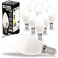 V-TAC 10x Lampadine LED Candela con Attacco E14 - 4,5W (Equivalenti a 40W) - Lampadine di Nuova Generazione - 470 Lumen - Mas