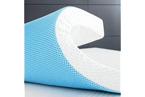 DONTOPPER Topper 150x200 cm Viscoelástico 100% Sobrecolchon | Grosor 6CM | Producción española | Alivia la Carga Muscular | Funda extraíble y Lavable | Sistema de Aireación Fresh 3D | Ergonomía y Confort