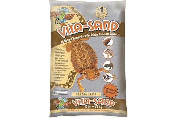Zoo Med Vita-sand Sable pour Reptile/Amphibien Sahara Slate 4,5 kg