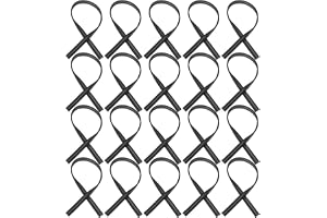 JEWEDECO 20 St Vindrutetorkare Gummirefill Justerbar Boneless Wiper Blade Inserts för Bilar Passform och Hållbar Vindrutetork