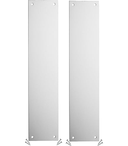 Plaque à Doigts De Porte En Laiton – Modèle Massif Poli Vintage, Dimensions 30 X 6 Cm, Occasion