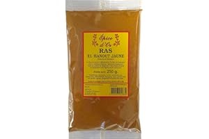 Ras El Hanout Jaune 250g - Epice d'Or, 100% Naturel, Vegan, Sans Arômes Artificiels, Sans Additifs Ni Conservateurs
