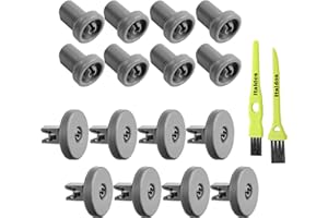 ITALDOS Räder für Spülmaschinen Rollen Set für Unterkorb und Oberkorb Ersatzteile Zubehör Universelle Korbrollen für Rex Electrolux Zanussi AEG Ikea (16pcs)