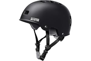 OutdoorMaster Skateboard Cycling Helmet - Two Removable Liners Ventilation Multi-Sport Scooter Roller Skate Inline Skating for Kids, Youth & Adults