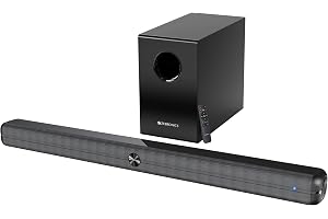 ZEBRONICS 120 Watts Soundbar, Home Theatre, Dual Racetrack Drivers Soundbar, 13.33cm Subwoofer, HDMI ARC, Bluetooth v5.1, USB, Glossy Finish, Wall Mountable, 2.1 Ch (Juke BAR 3910)