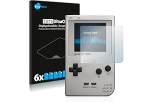 savvies Protection Ecran pour Nintendo Gameboy Pocket (6 Pièces) - Film Protection Ultra Clair
