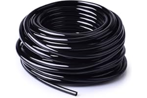MIXC 1/4 inch Blank Distribution Tubing Drip Irrigation Hose, 50ft Roll