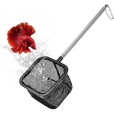 Pet Ting Aquarium Netz 5x7 Cm – Feinmaschig & Schonend – Für Fische, Garnelen & Teichpflege