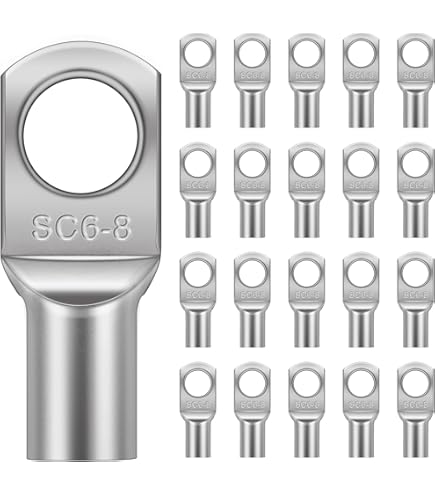 Lot De 10 Cosses Plates Kalitec FHG638 - Jaune - 6,3 X 0,8 - 4-6 Mm² - Partiellement Isolées - Laiton - Pour Voiture Et Industrie