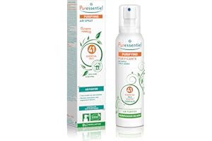 ‎PURESSENTIEL Puressentiel - Reinigend - Desinfektionsspray - Luftreiniger mit 41 ätherischen Ölen - Bewiesene Wirkung gegen Viren, Bakterien, Milben und Schimmel - 200 ml