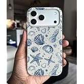 Lavderuar iPhone 17 Pro Max İ&ccedil;in Marine Cover Desenli Silikon Kılıf | Y&uuml;ksek Kalite UV Baskı & İ&ccedil;i Kadife Lansman Kapak Beyaz
